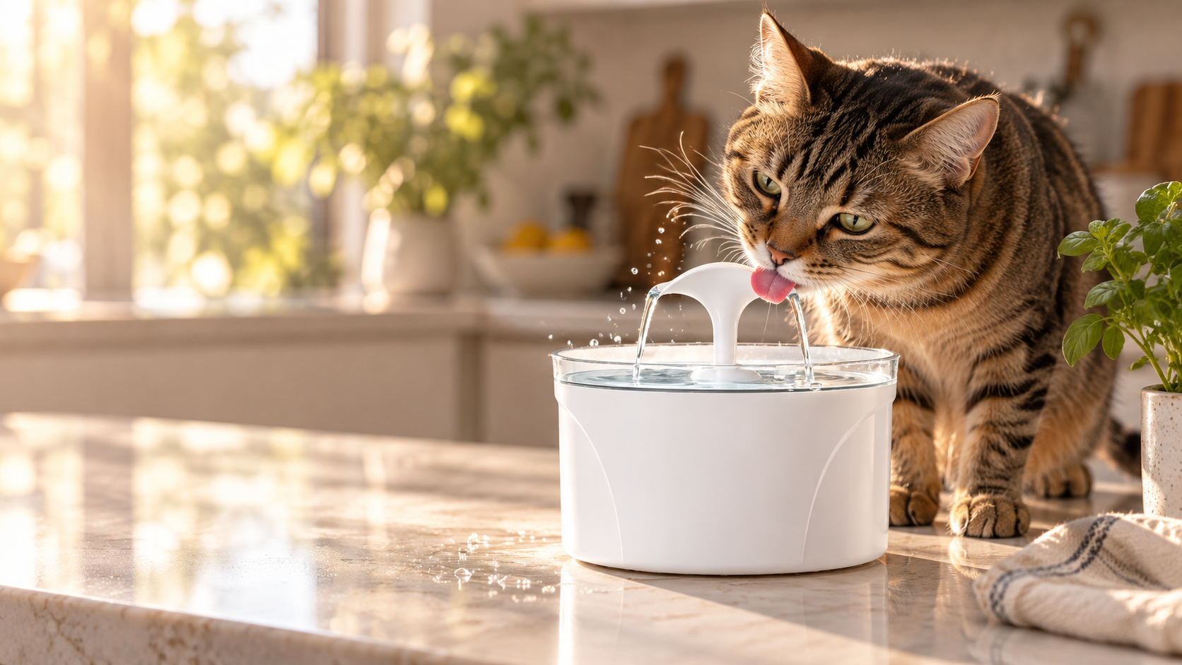 Fresh water. Happy pets.